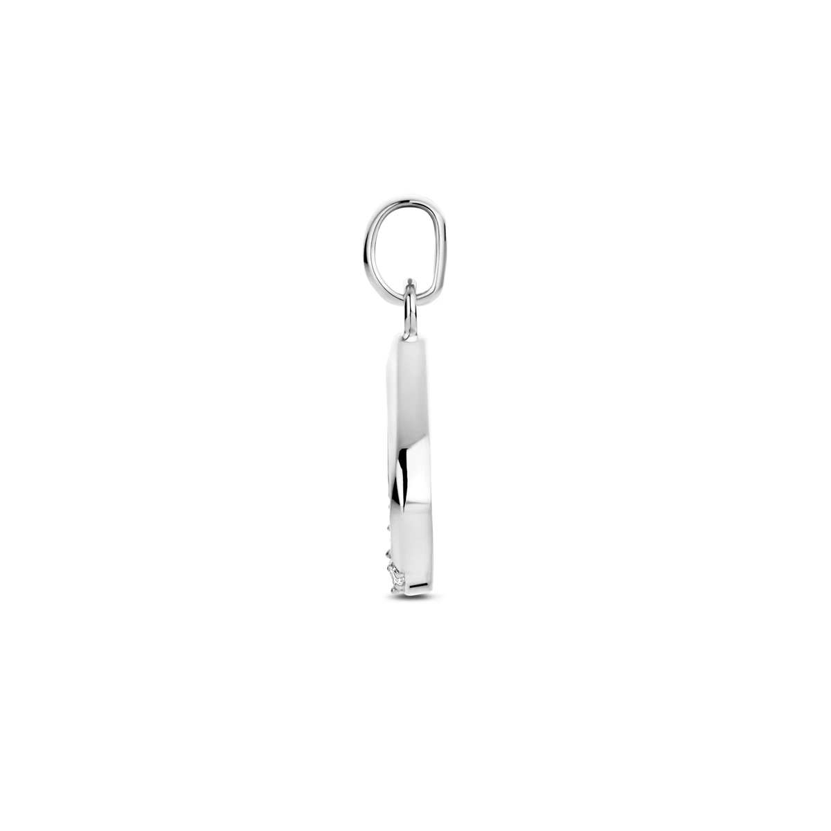 hanger zirkonia 19 mm zilver gerhodineerd