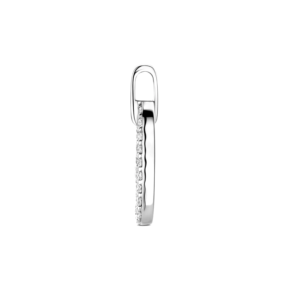 hanger zirkonia 21 mm zilver gerhodineerd