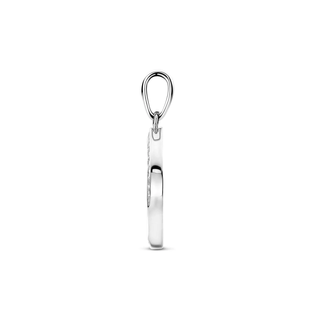 hanger zirkonia 23 mm zilver gerhodineerd
