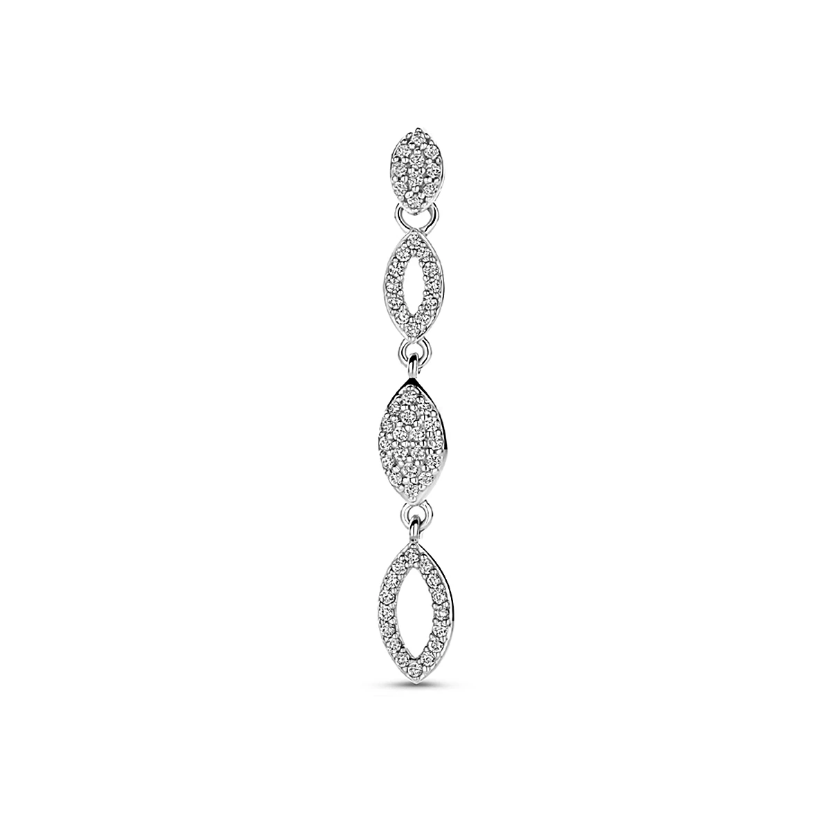 hanger zirkonia 37 mm zilver gerhodineerd