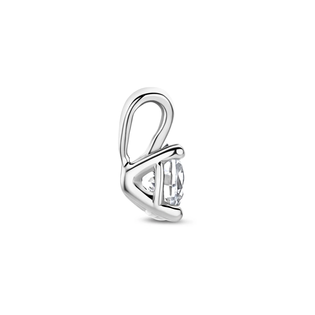 hanger zirkonia 9 mm zilver gerhodineerd