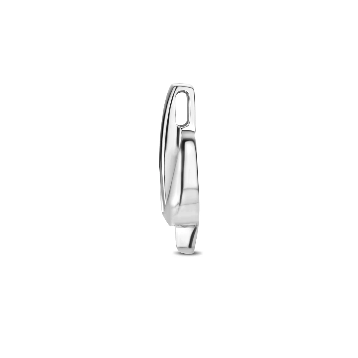 hanger zirkonia poli/mat zilver gerhodineerd