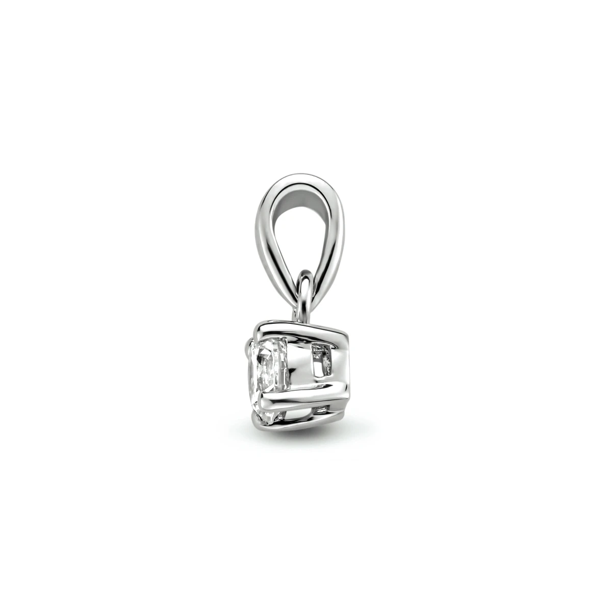 hanger zirkonia zilver gerhodineerd