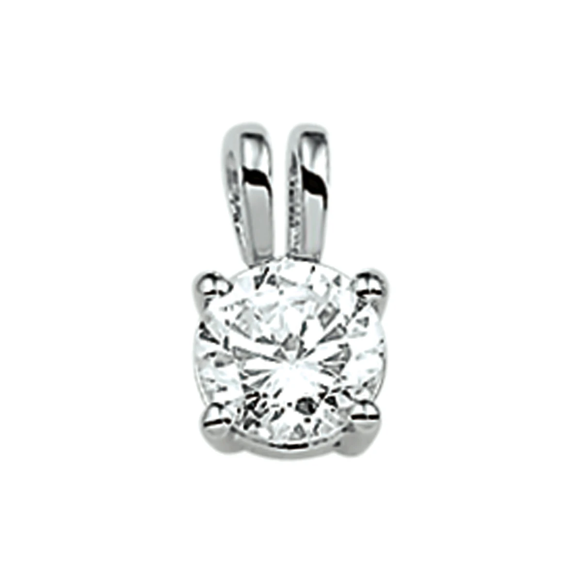 hanger zirkonia zilver gerhodineerd
