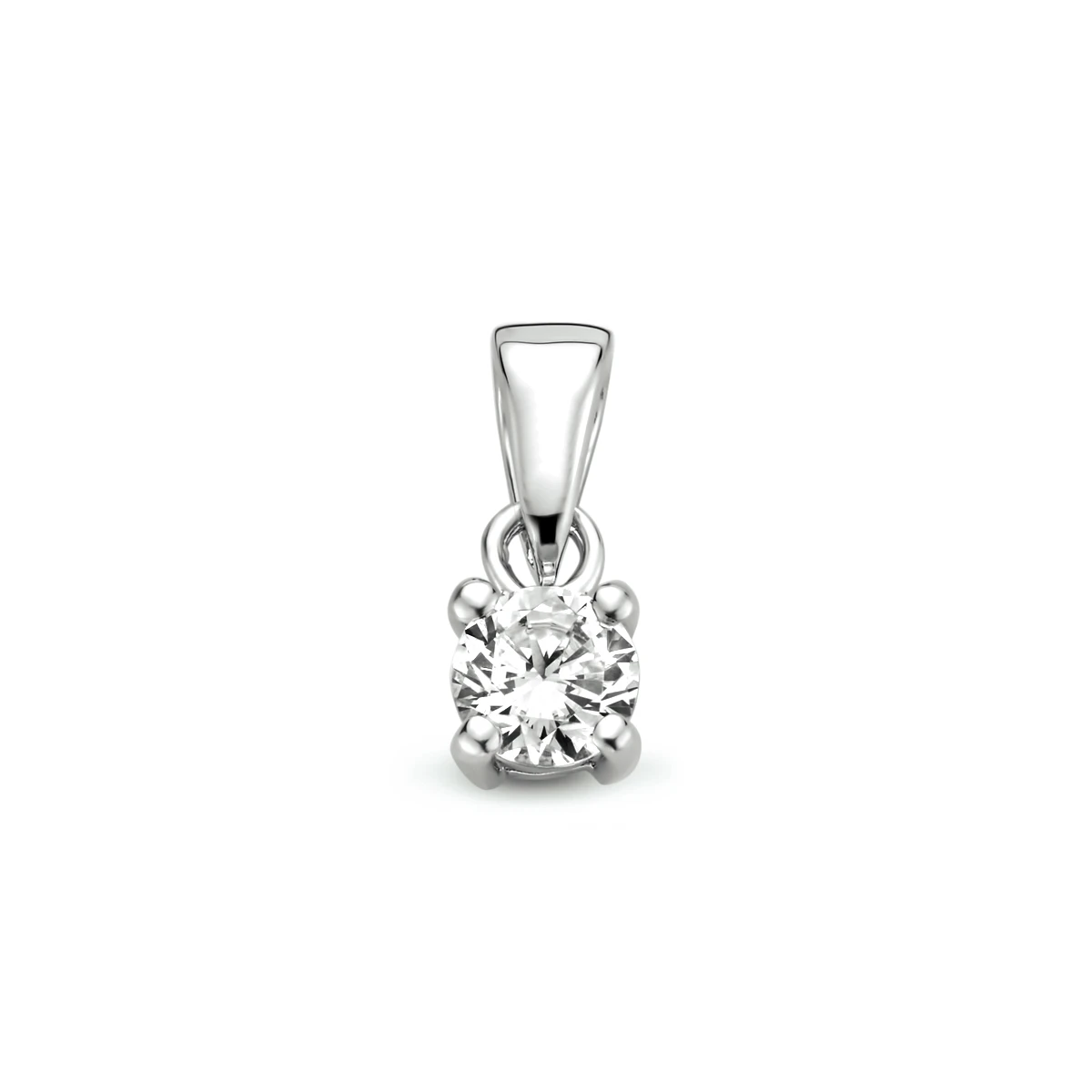 hanger zirkonia zilver gerhodineerd