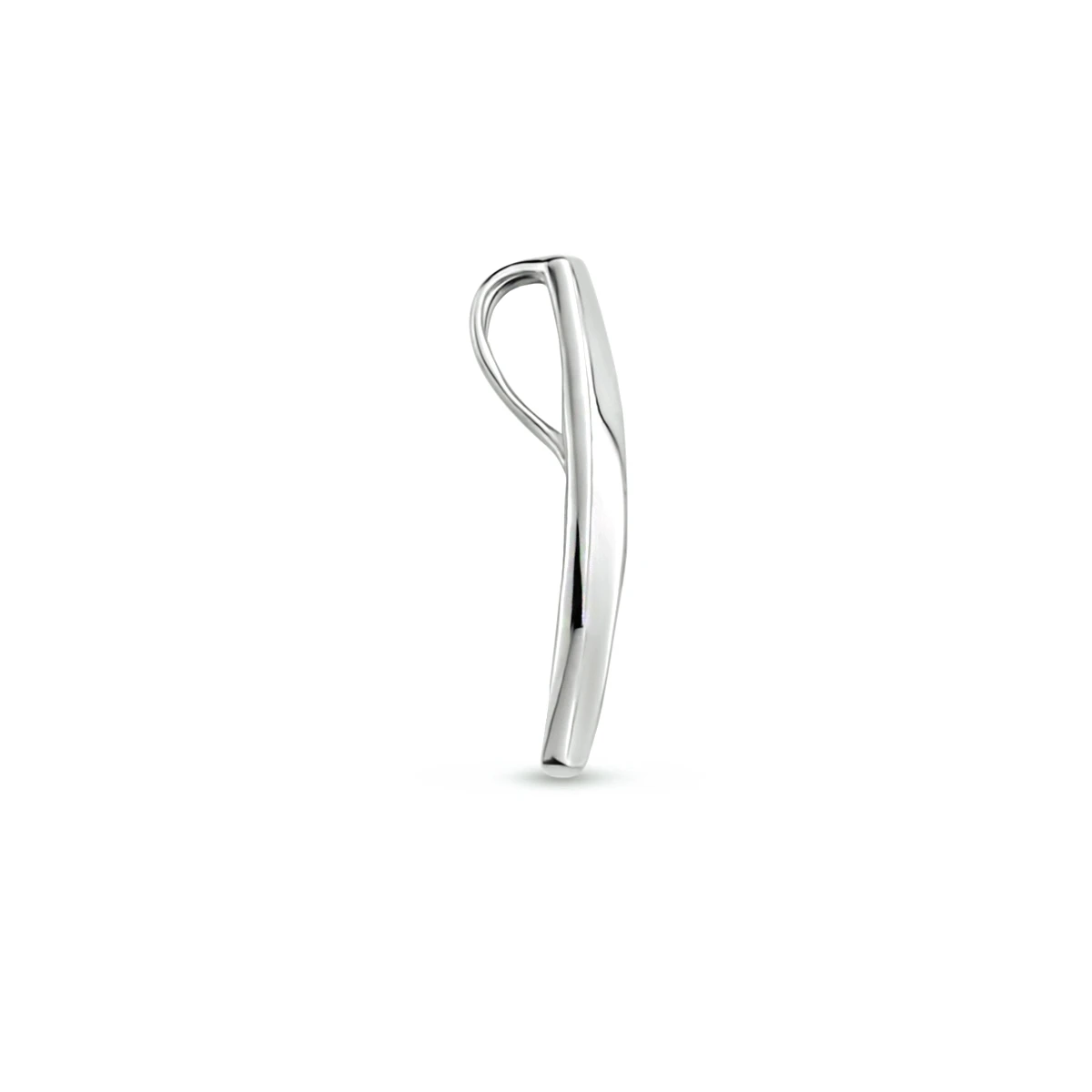 hanger zirkonia zilver gerhodineerd