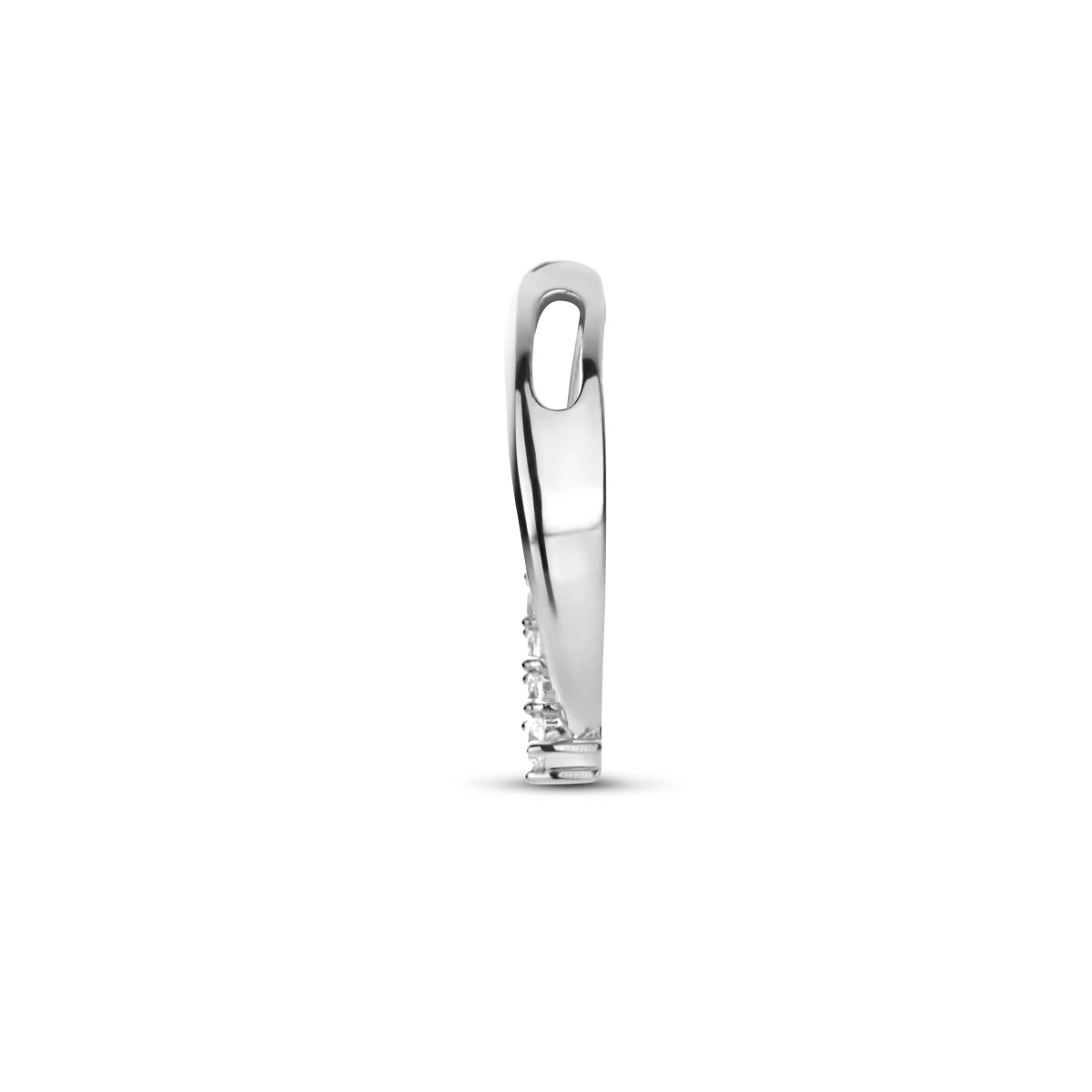 hanger zirkonia zilver gerhodineerd