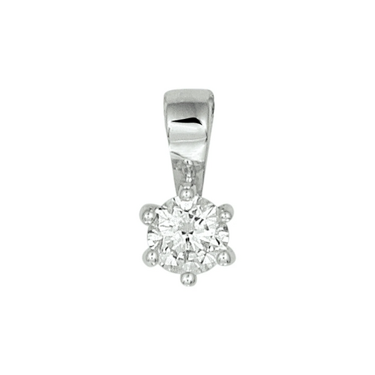 hanger zirkonia zilver gerhodineerd