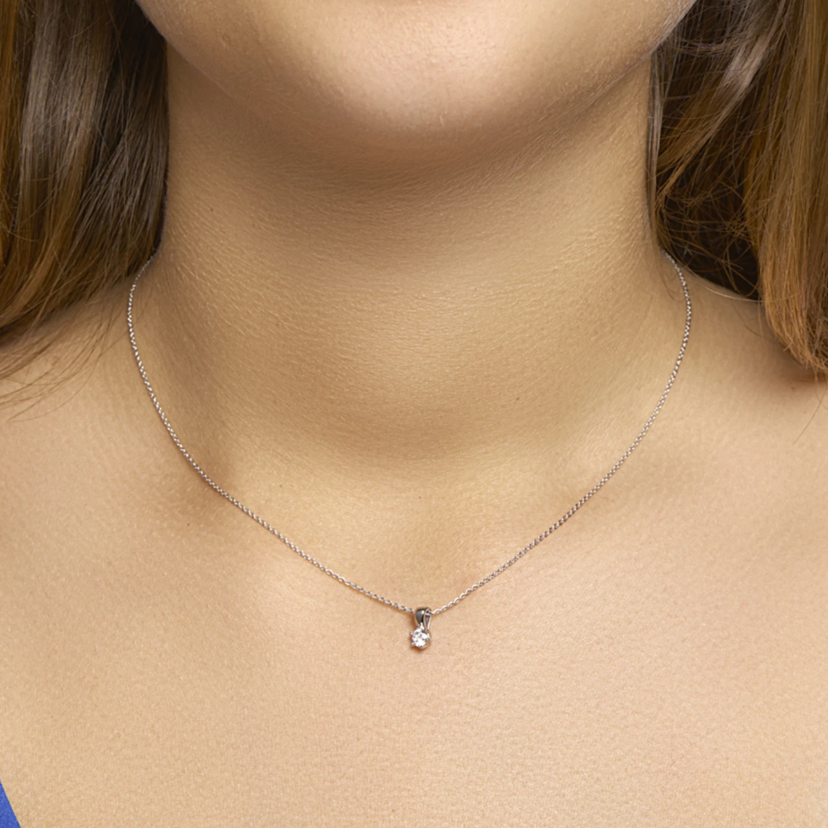 hanger zirkonia zilver gerhodineerd