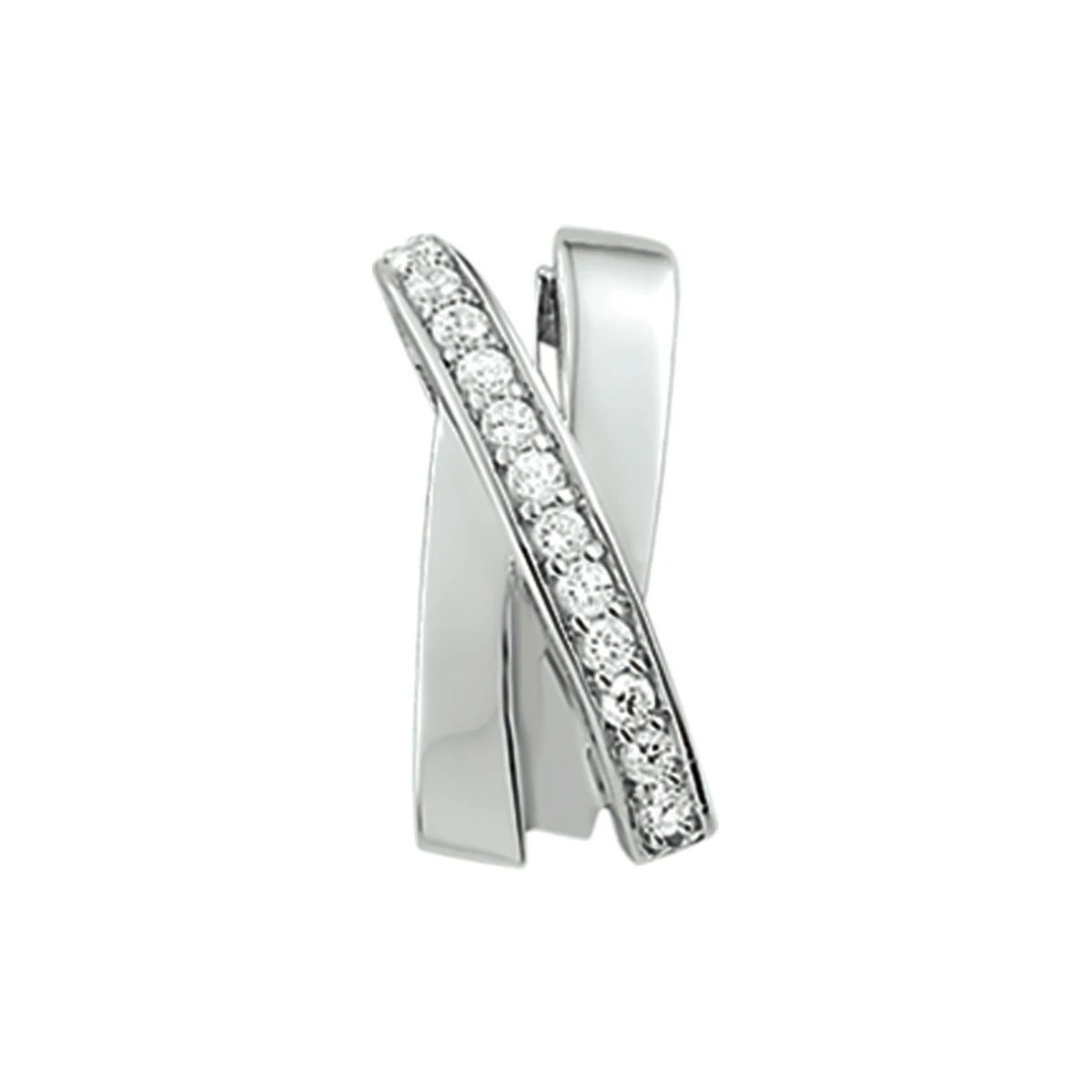hanger zirkonia zilver gerhodineerd