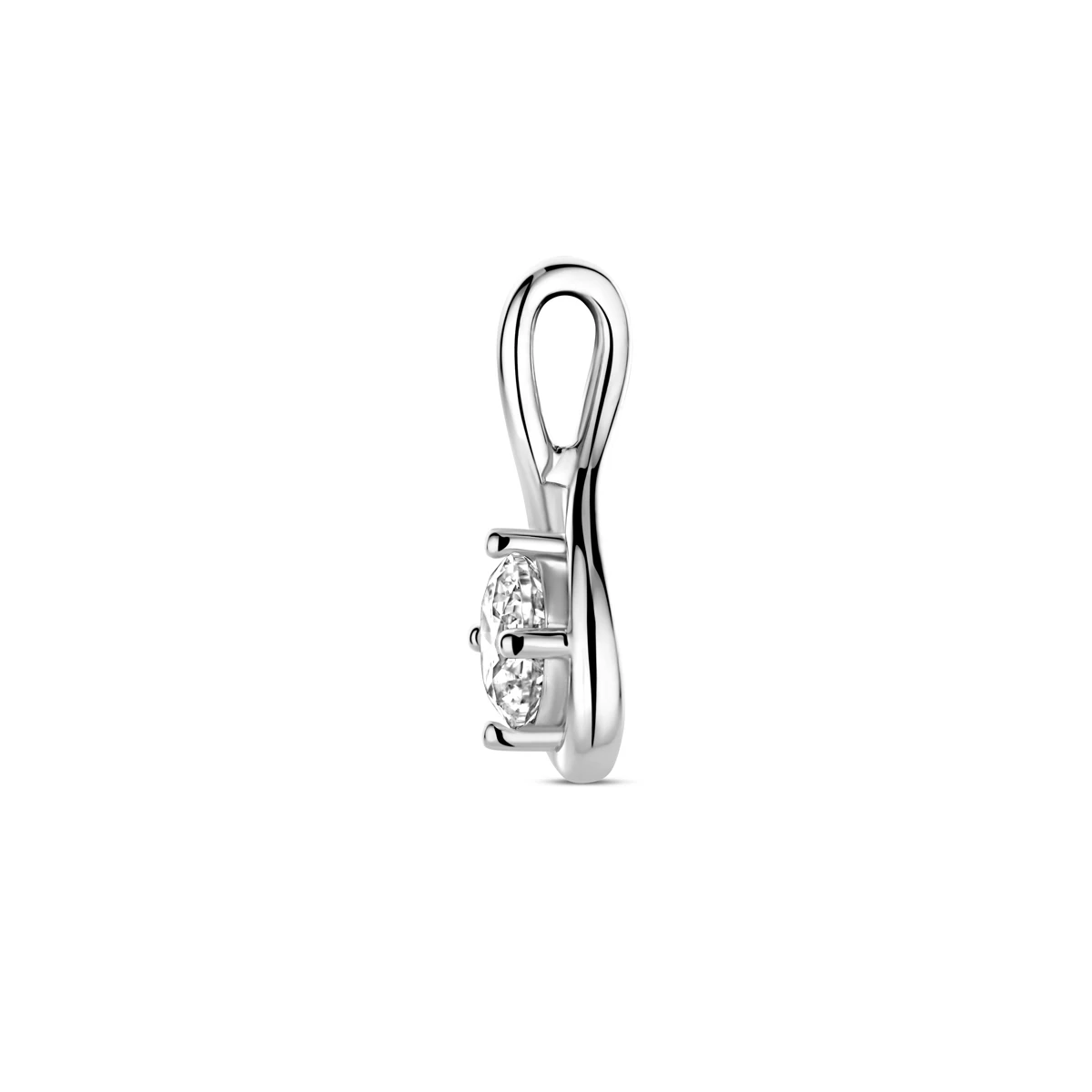 hanger zirkonia zilver gerhodineerd