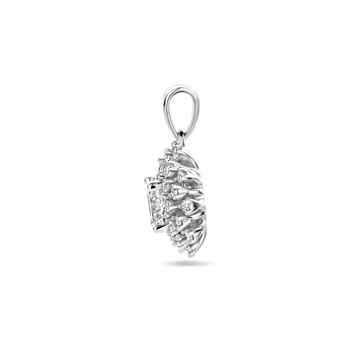 hanger zirkonia zilver gerhodineerd