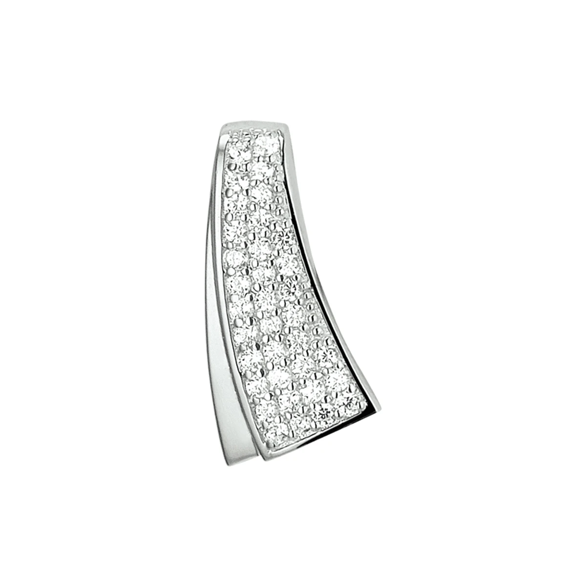 hanger zirkonia zilver gerhodineerd