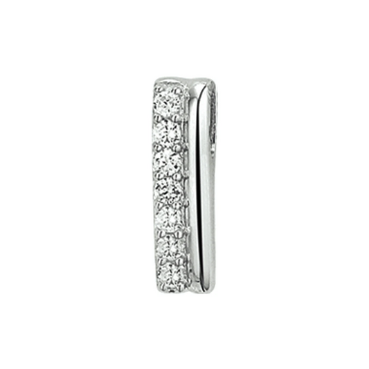 hanger zirkonia zilver gerhodineerd