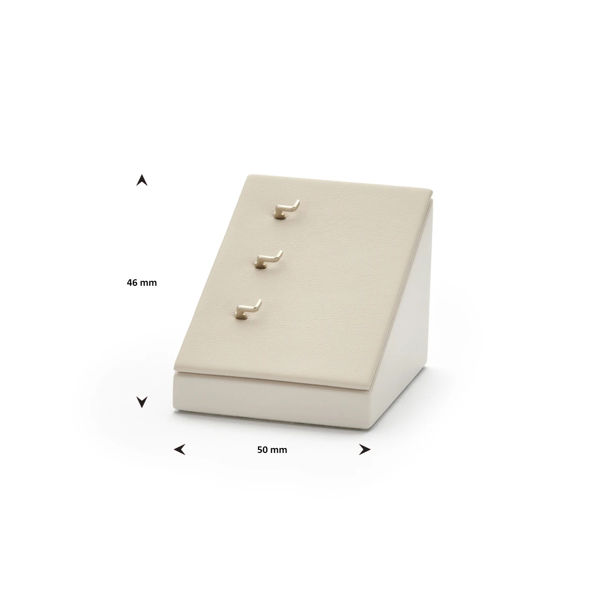 hangers display beige pos materialen