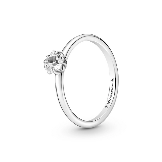 Hemelse Sprankelende Solitaire Ring