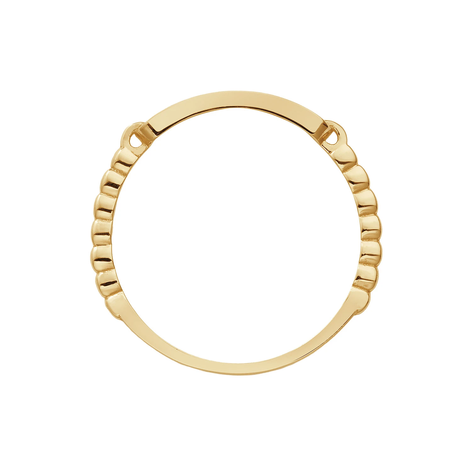 Jackie Lioness Engraving Ring 585
