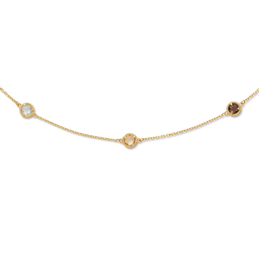 Jackie Mosaic Gemstone Necklace 585