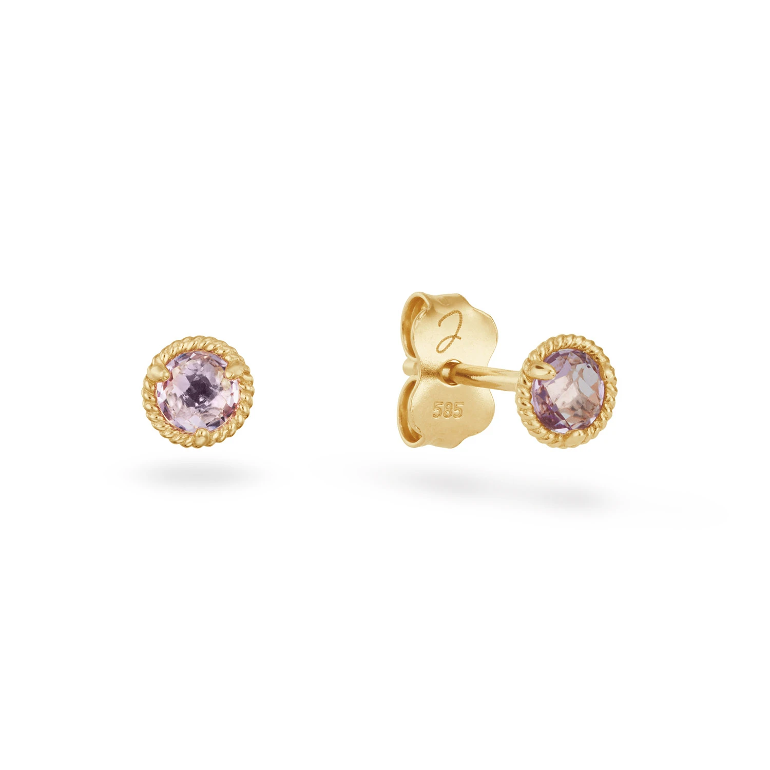 Jackie Mosaic Smoky Quartz Studs585