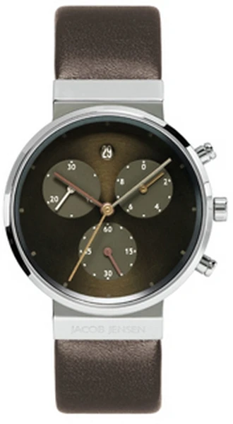 JACOB JENSEN TITANIUM SAPPHIRE -CHRONOGRAPH- 614.