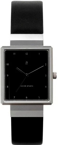 JACOB JENSEN WATCH STAINLESS STEEL SAPPHIRE -RECTANGULAR- 875.