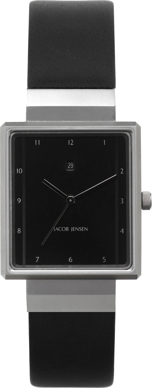 JACOB JENSEN WATCH STAINLESS STEEL SAPPHIRE -RECTANGULAR- 875.