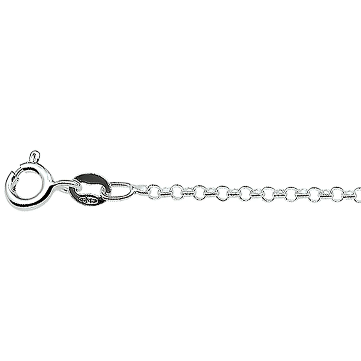 jasseron 2,0 mm zilver wit