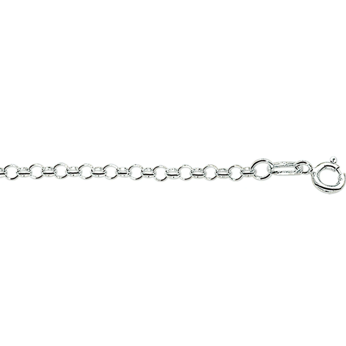 jasseron 2,6 mm zilver wit