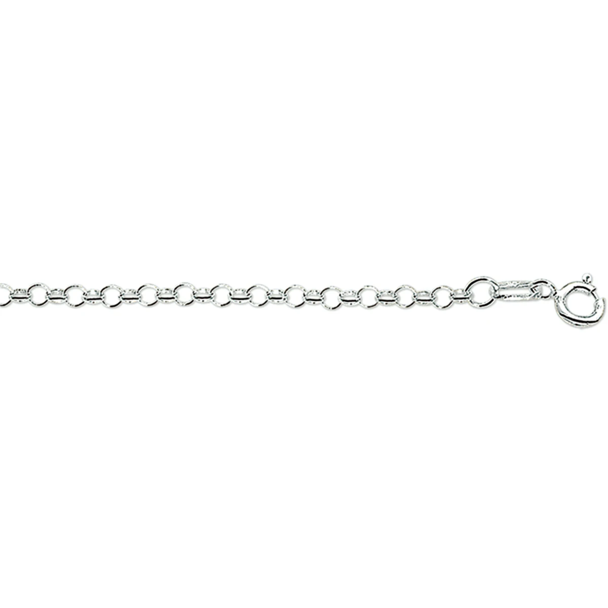 jasseron 2,6 mm zilver wit