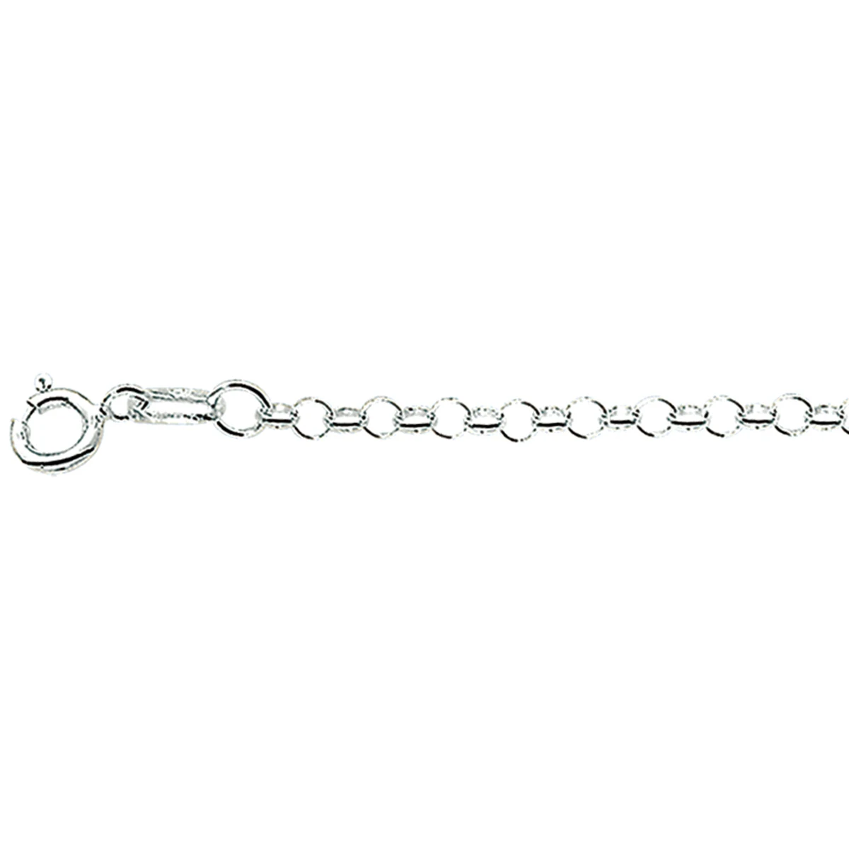 jasseron 2,6 mm zilver wit