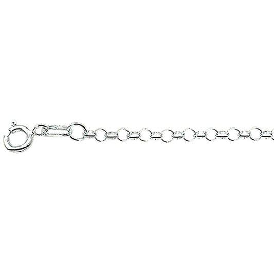 jasseron 2,6 mm zilver wit