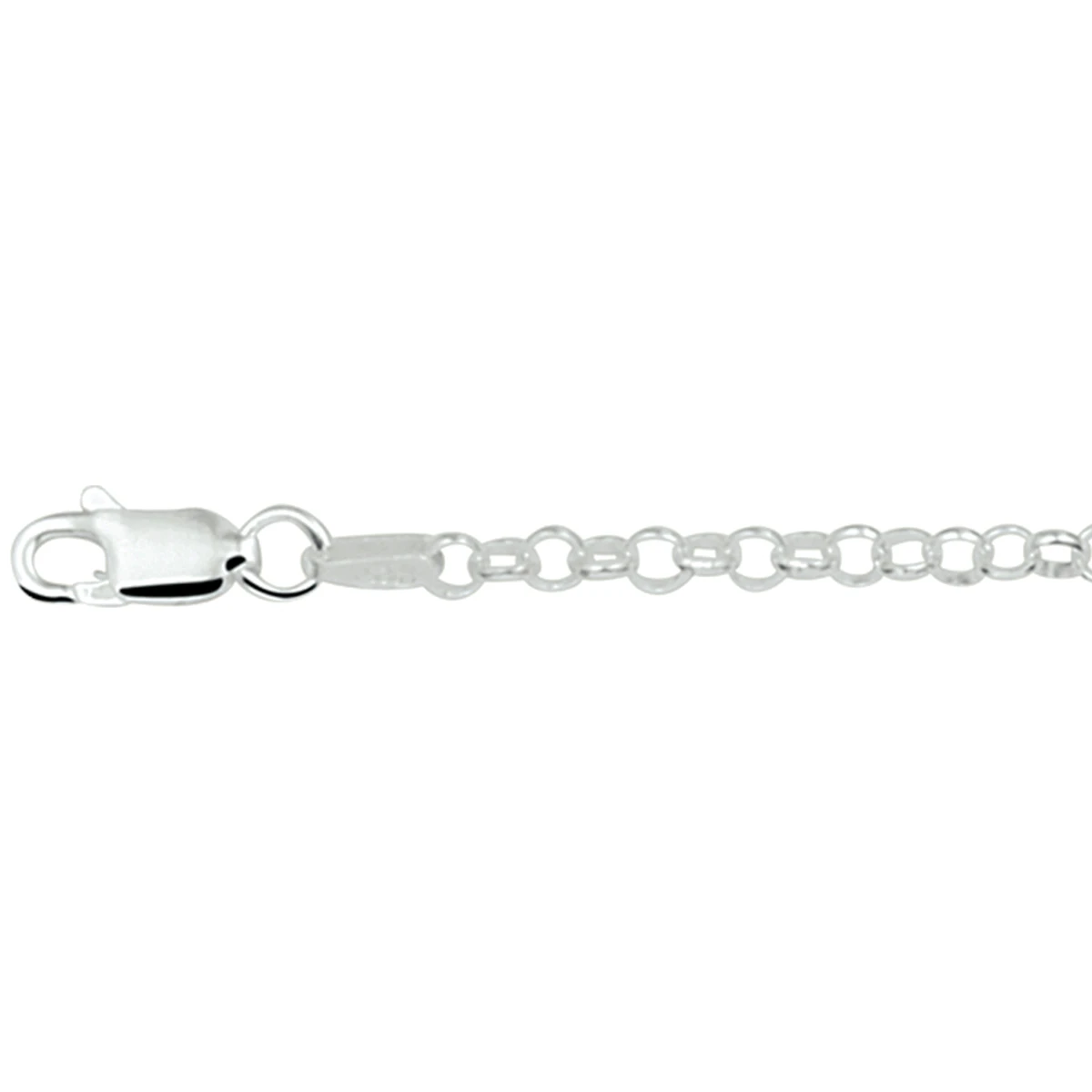 jasseron 3,0 mm zilver wit