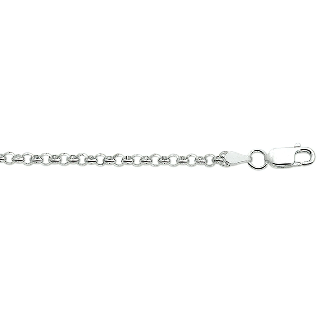 jasseron 3,0 mm zilver wit