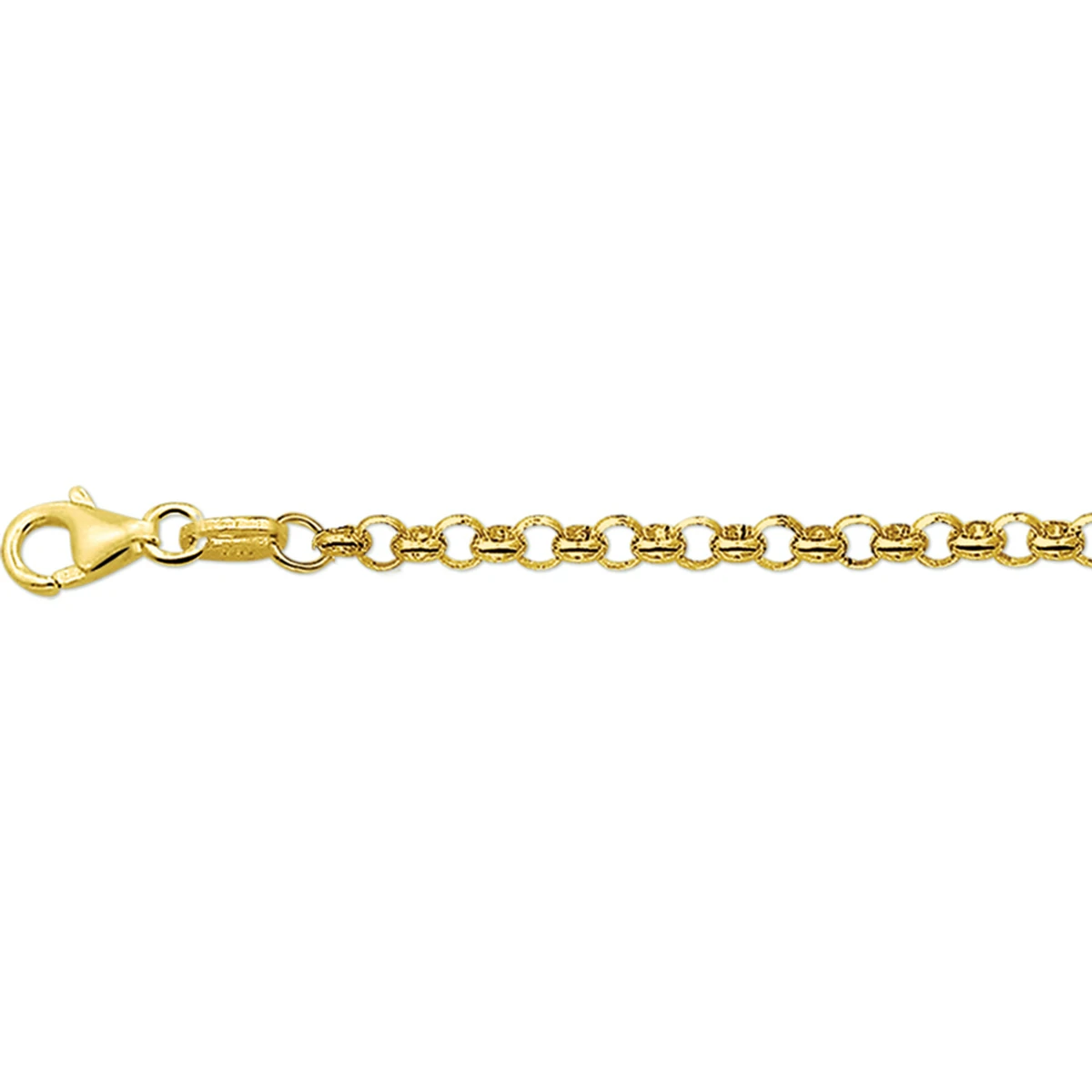 jasseron 3,3 mm 14K geelgoud