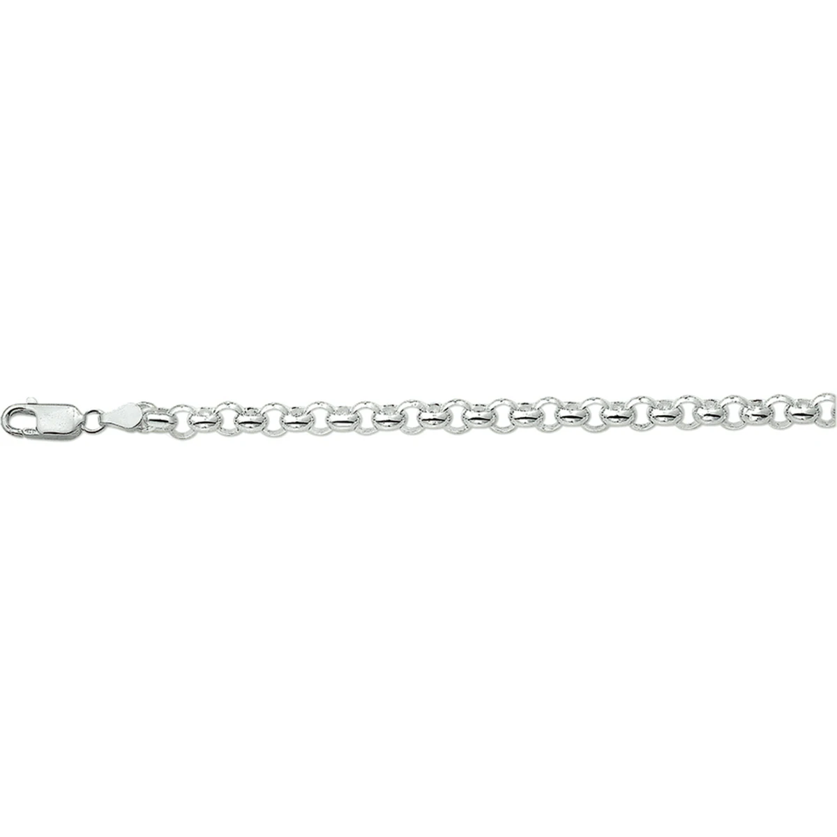 jasseron 4,5 mm zilver wit