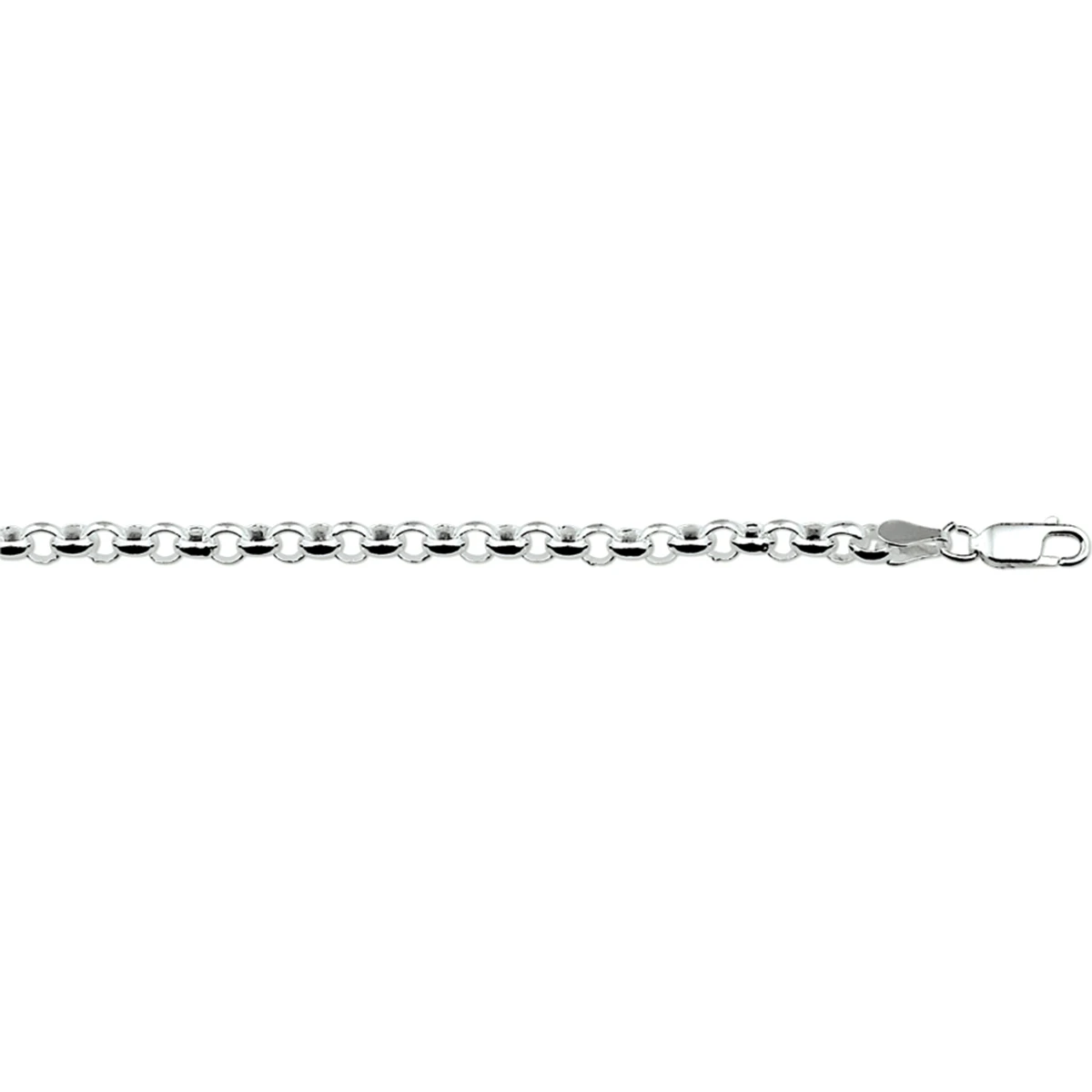 jasseron 4,5 mm zilver wit