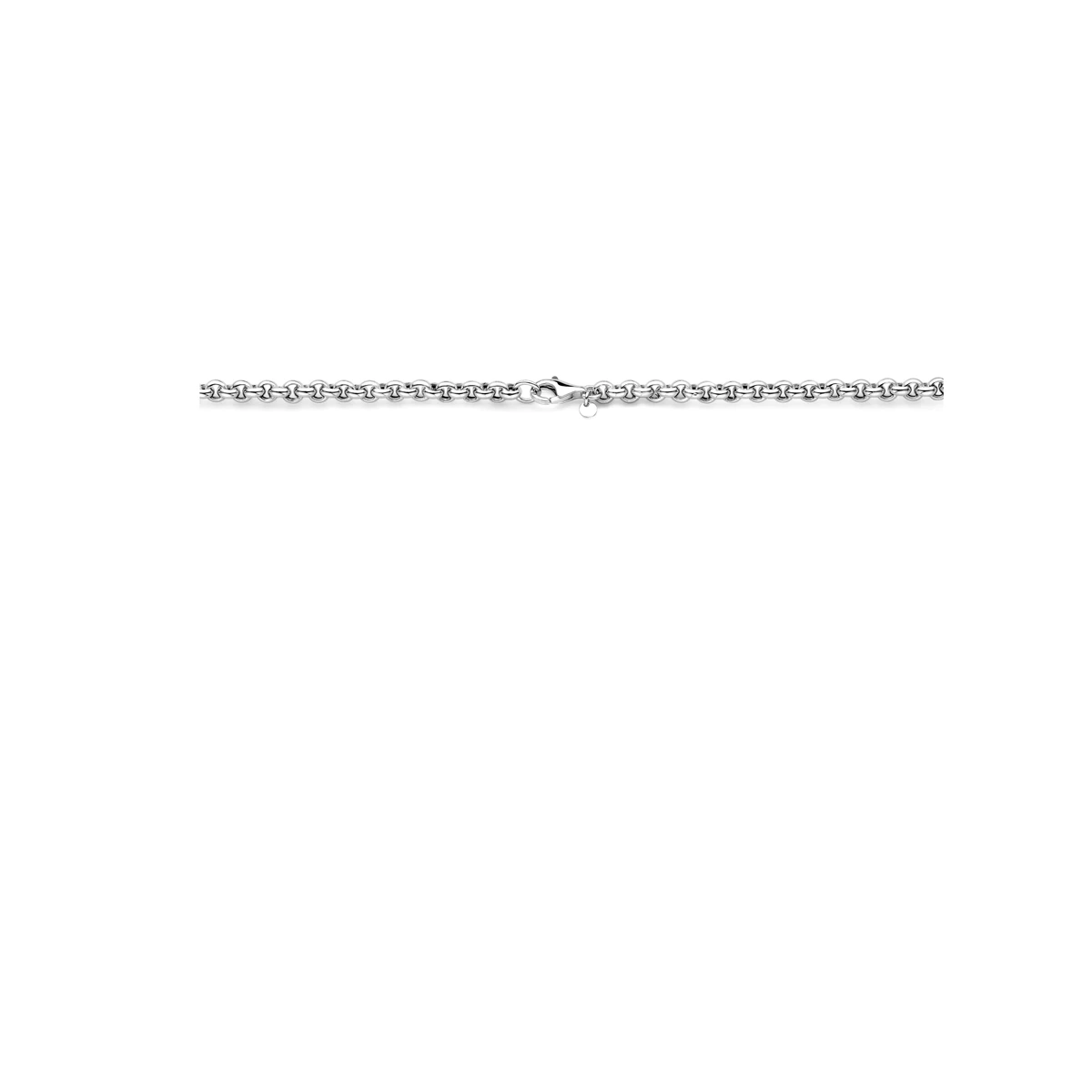 jasseron 5,5 mm zilver gerhodineerd