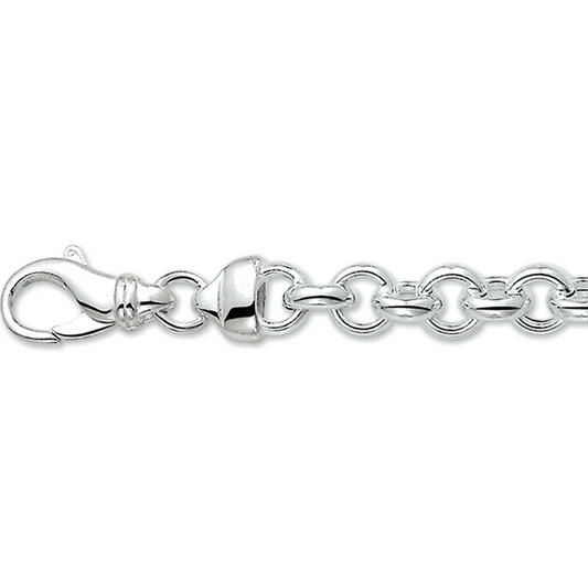 jasseron 6,5 mm zilver wit