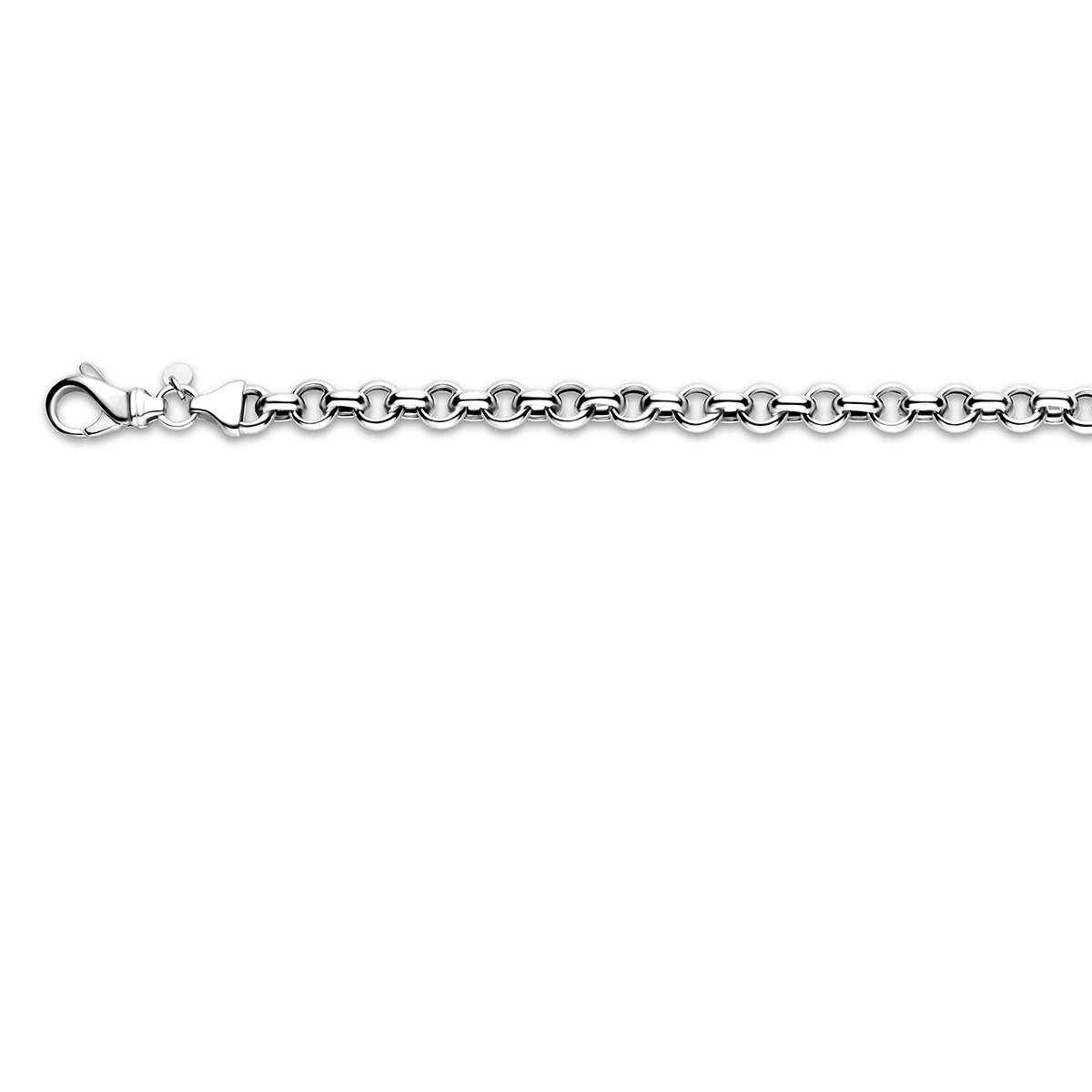 jasseron 7,0 mm zilver gerhodineerd