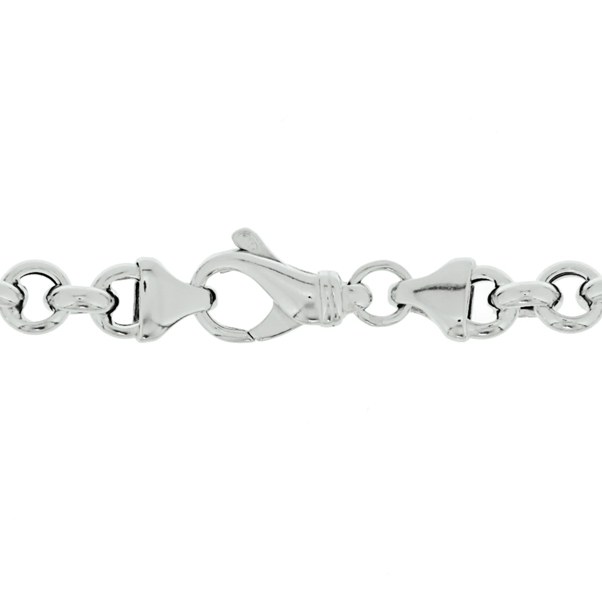 jasseron 7,0 mm zilver gerhodineerd