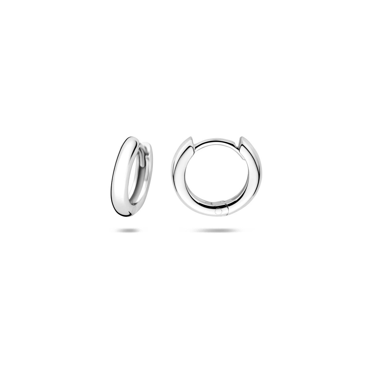 klapoorringen 10,5 mm zilver gerhodineerd