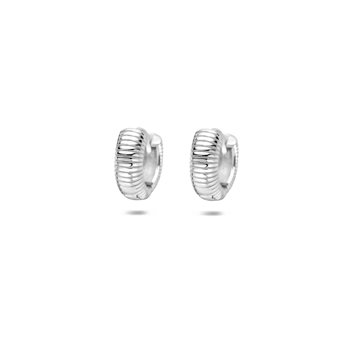 klapoorringen 11,5 mm zilver gerhodineerd