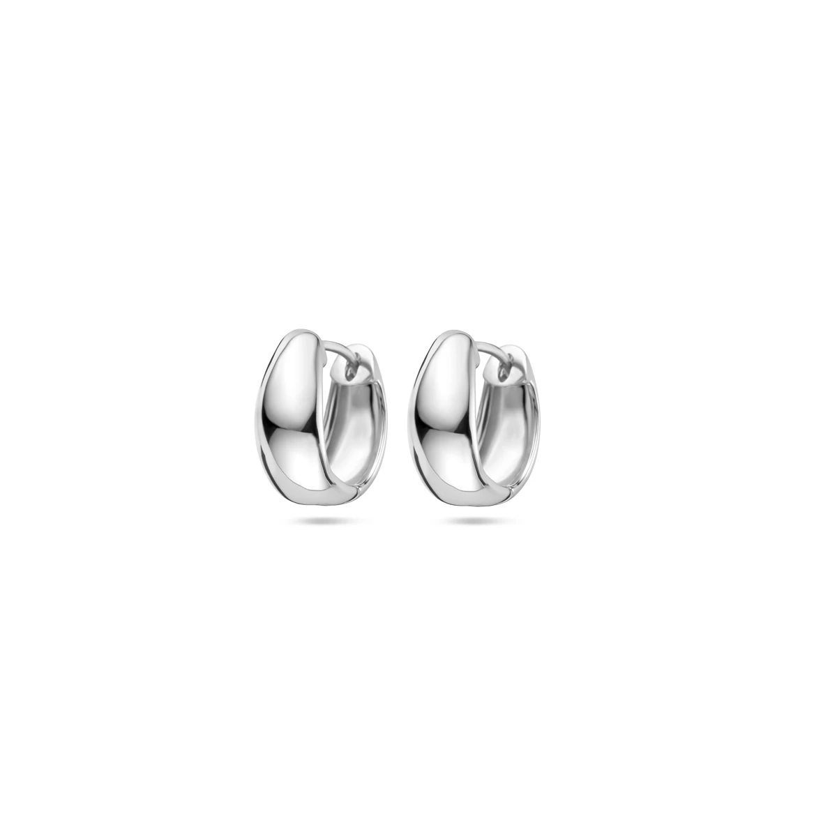 klapoorringen 13,5 mm zilver gerhodineerd