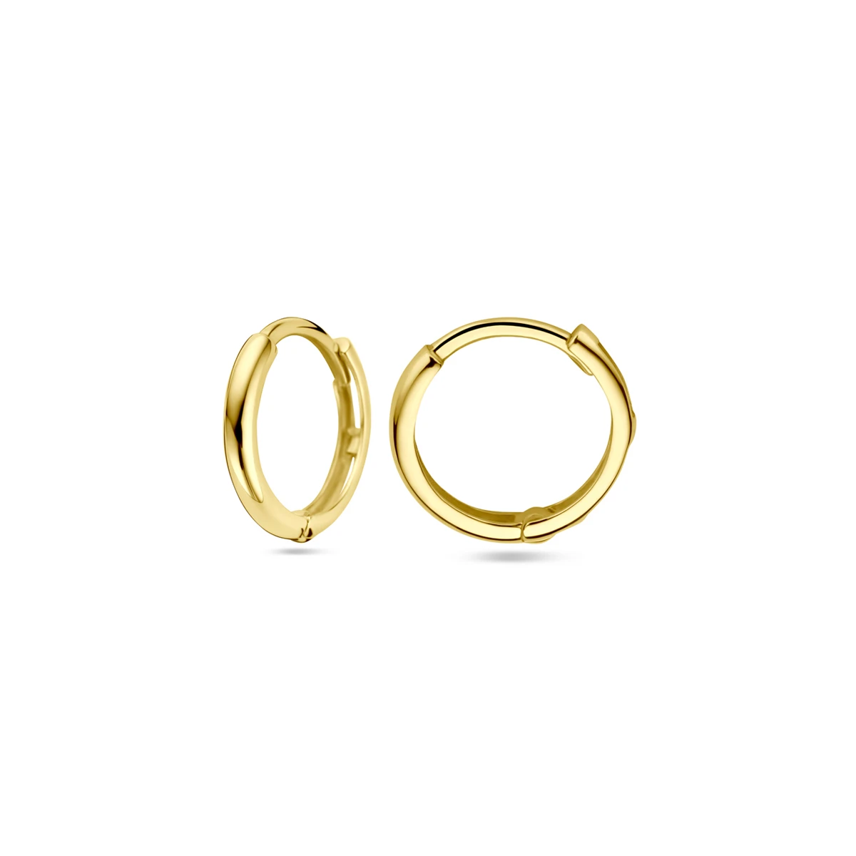 klapoorringen 14K geelgoud