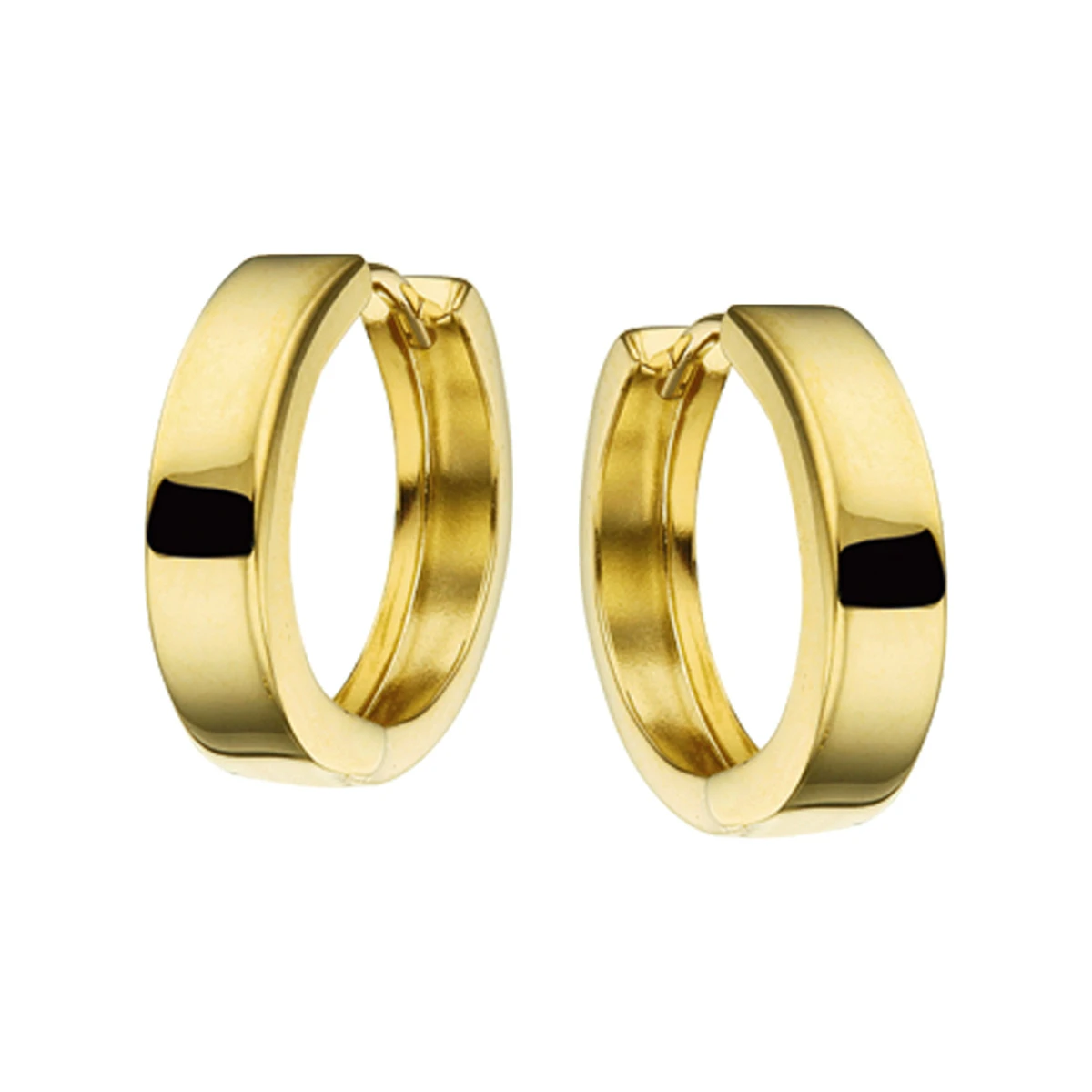 klapoorringen 14K geelgoud