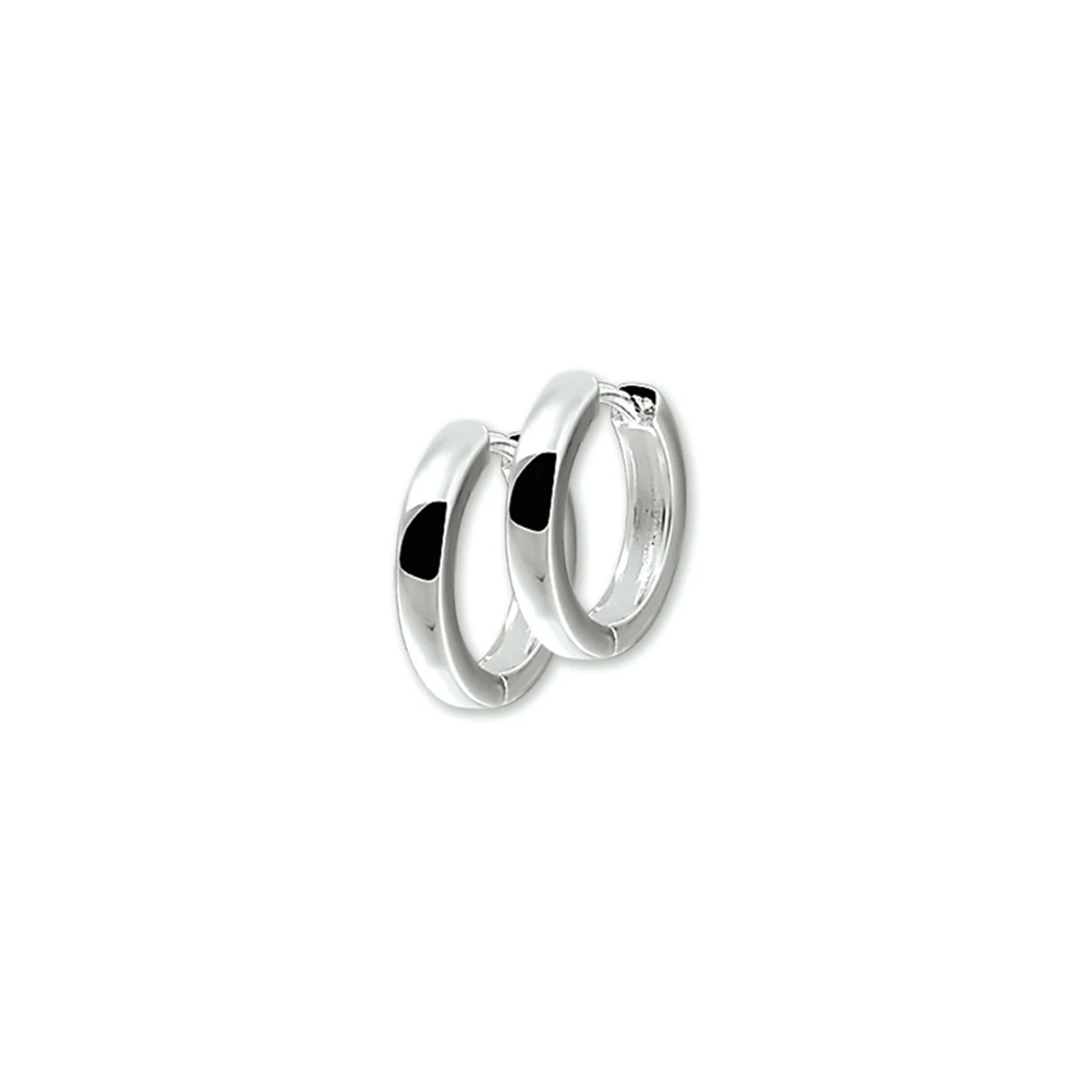 klapoorringen 2,5 mm bol zilver wit