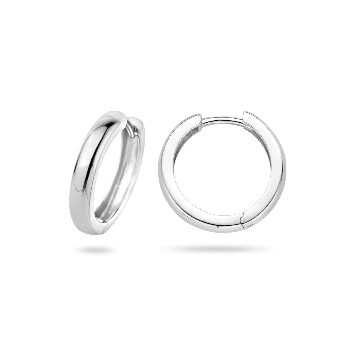 klapoorringen 3 mm bol zilver gerhodineerd