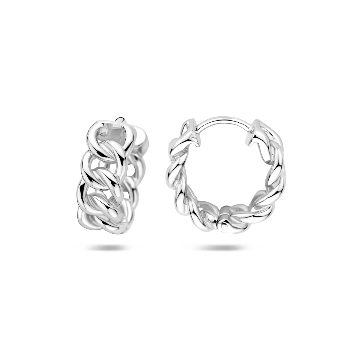 klapoorringen gourmet 16,5 zilver gerhodineerd