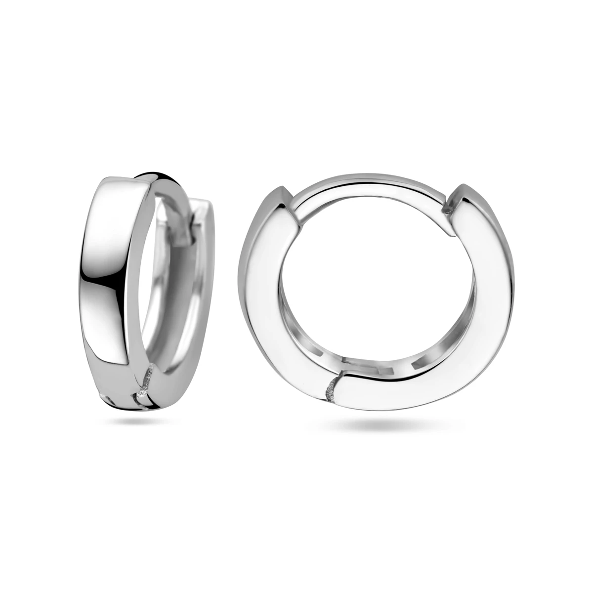 klapoorringen vlak 2,5 mm zilver gerhodineerd