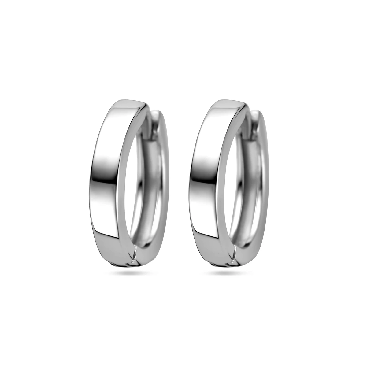 klapoorringen vlak 2,5 mm zilver gerhodineerd